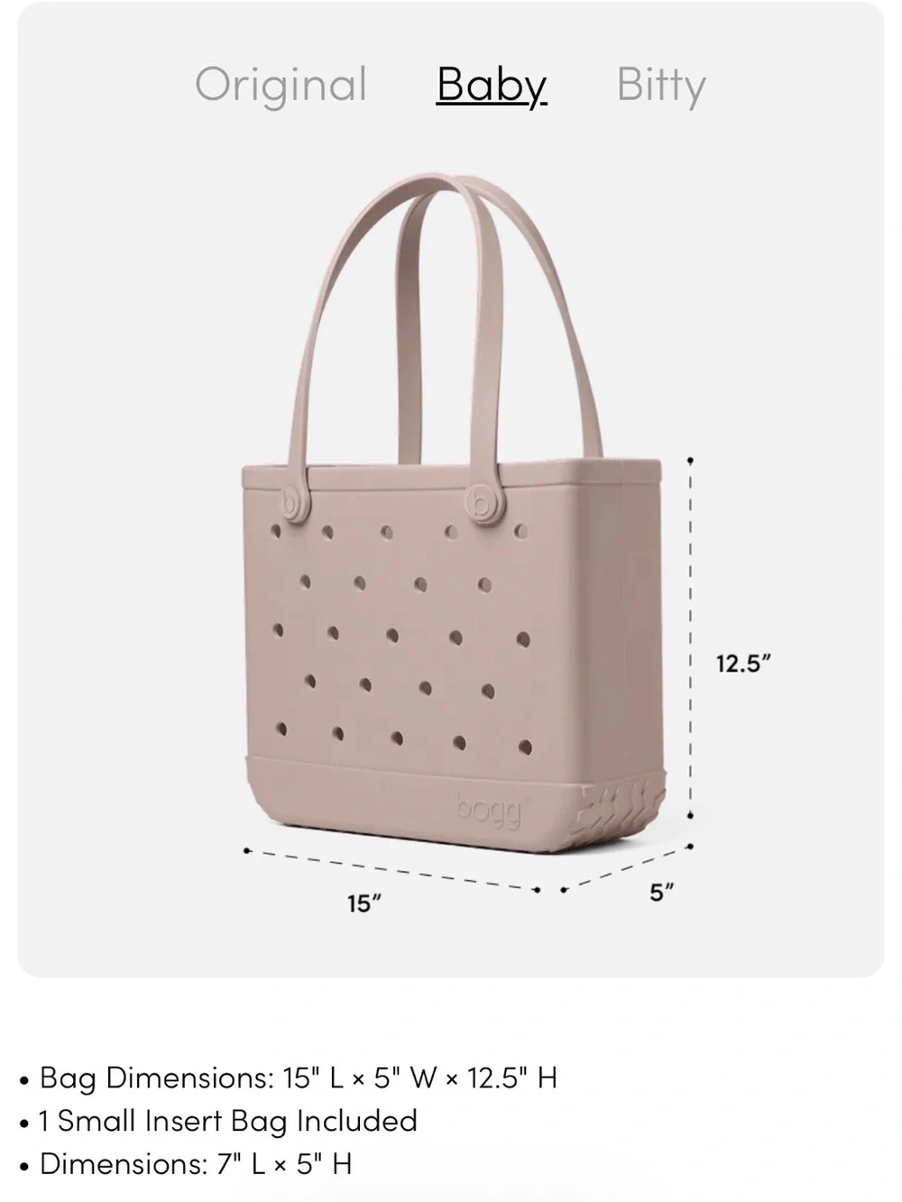 BOGG BAG used once